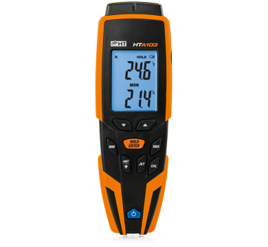 HTA103 Thermometer for measuring temperature with K/J-type probe