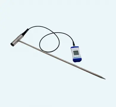 Senseca ECO 120-SoilTemp Professional Soil, Compost and Bulk Material Thermometer with Stainless Steel Pt1000 Probe
