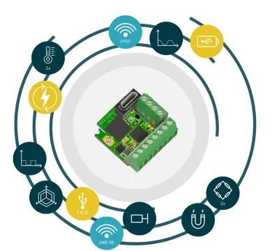nemi DAQ nano – Tiny Wireless DAQ Multi-Sensor with Energy Harvesting for Strain, Force and Displacement Measurement