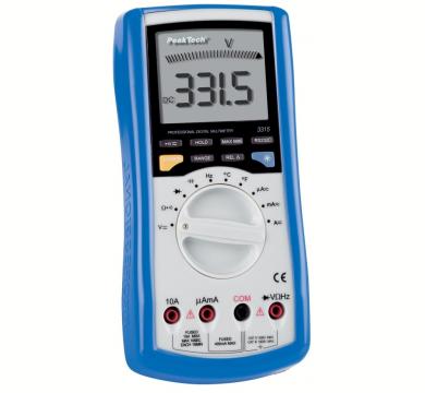 ЦИФРОВ МУЛТИМЕТЪР С БАРГРАФ,  USB и RS-232 ИНТЕРФЕЙС, ДО 4 000, 600V AC/DC   МОДЕЛ PeakTech® 3315 USB