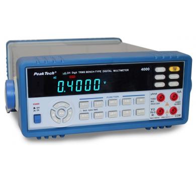 ДИГИТАЛЕН НАСТОЛЕН МУЛТИМЕТЪР, ДО 53 000, С RS-232 И USB ИНТЕРФЕЙС  МОДЕЛ PeakTech® 4000