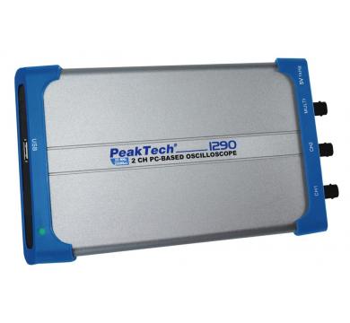 2-КАНАЛЕН PC-БАЗИРАН ОСЦИЛОСКОП, 25 MHz, 200 MSa/s, с USB МОДЕЛ PeakTech® 1290